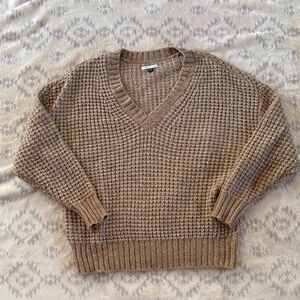 American Eagle | Cozy Brown Knit Sweater | Size S
